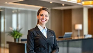 Otelde resepsiyonist işi Almanya’da