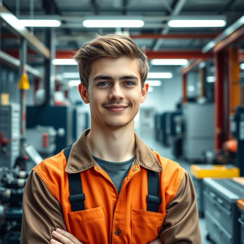 Modern bir ofiste bilgisayar başında çalışan ve Euro banknotlarını inceleyen, Almanya'da ausbildung yapan genç bir öğrenci.